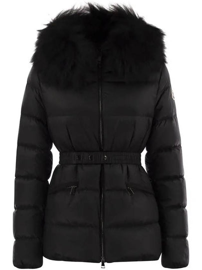 BOED fur quilting padded jacket black 1A000 95 595FE 999 - MONCLER - BALAAN 2