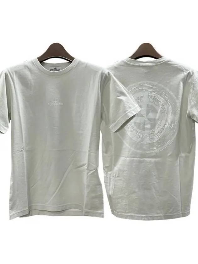 Kids Logo DROP SHOT ONE Short Sleeve Tee 14 781621053 V0061 1094342 - STONE ISLAND - BALAAN 1