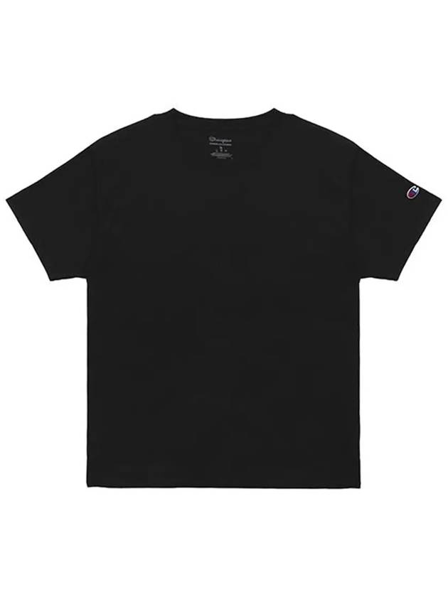 Logo Wappen Short Sleeve T-Shirt Black - CHAMPION - BALAAN 5