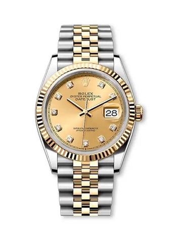 Dayjust 36 Combi 10P Champagne Edition 126233 - ROLEX - BALAAN 1