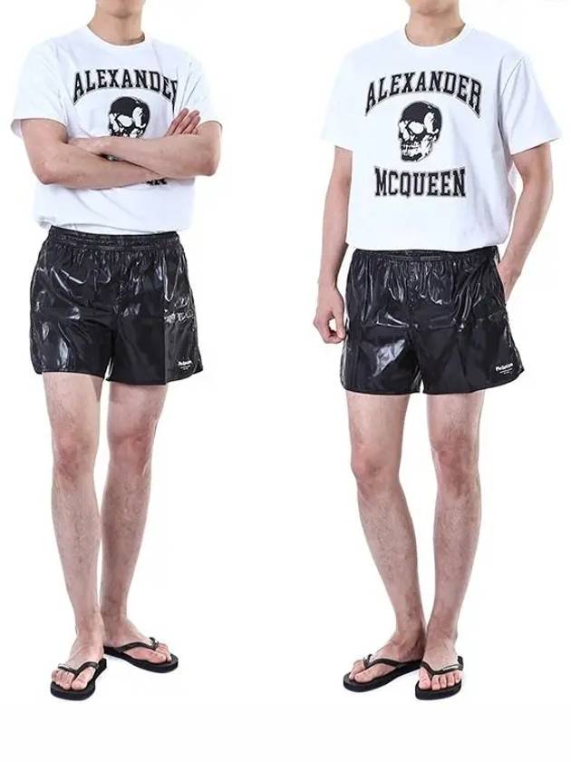 Run Graffiti Shorts Black - ALEXANDER MCQUEEN - BALAAN 2