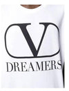 Men's V Logo Dreamers Print Short Sleeve T-Shirt White - VALENTINO - BALAAN 7