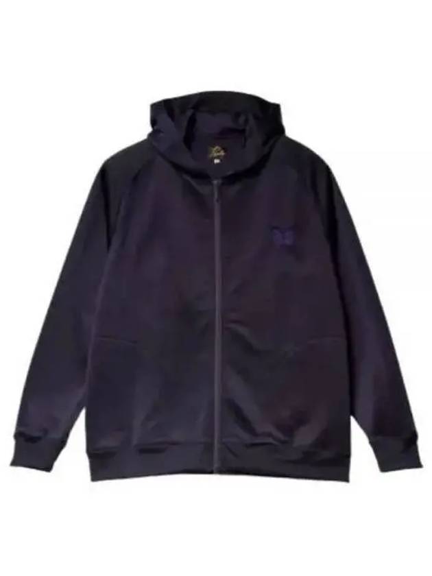 24 Zipped Sweat Hoody Eggplant OT247 - NEEDLES - BALAAN 1