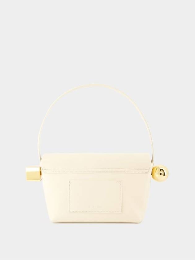 Le Rond Carre Bag - Jacquemus - Leather - Ivory - JACQUEMUS - BALAAN 3