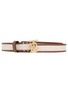 TB Logo Leather Belt Brown - BURBERRY - BALAAN 2