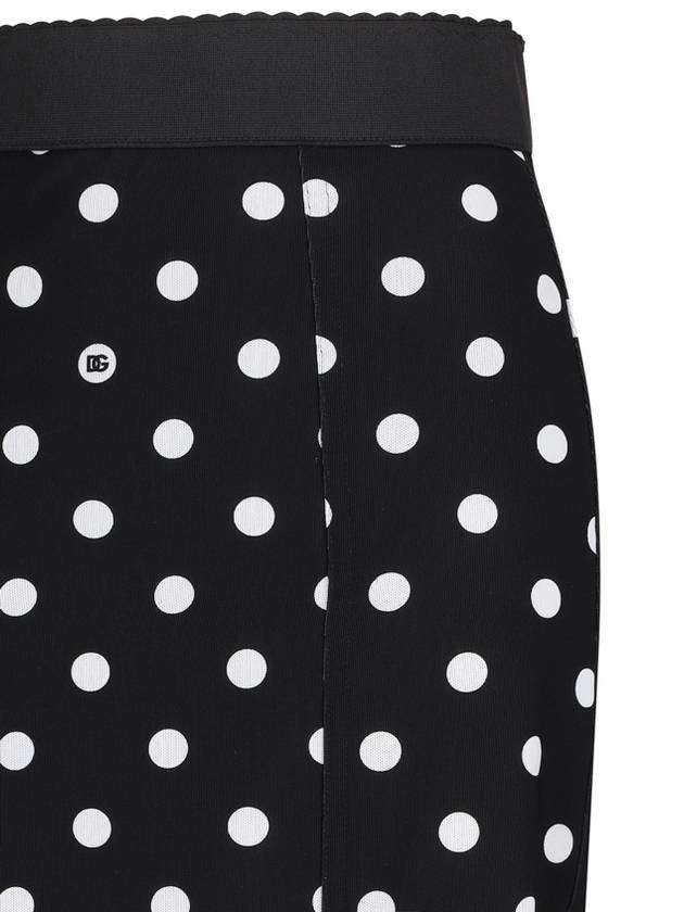 POLKA DOT PRINT PENCIL SKIRT - DOLCE&GABBANA - BALAAN 3