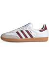 Samba OG Leather Low Top Sneakers Cloud White - ADIDAS - BALAAN 6