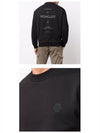 back logo printing sweatshirt black - MONCLER - BALAAN 6