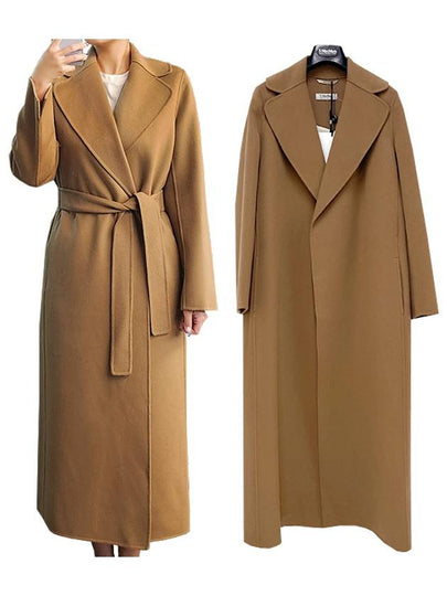 Poldo Belt Wool Single Coat Camel - S MAX MARA - BALAAN 2