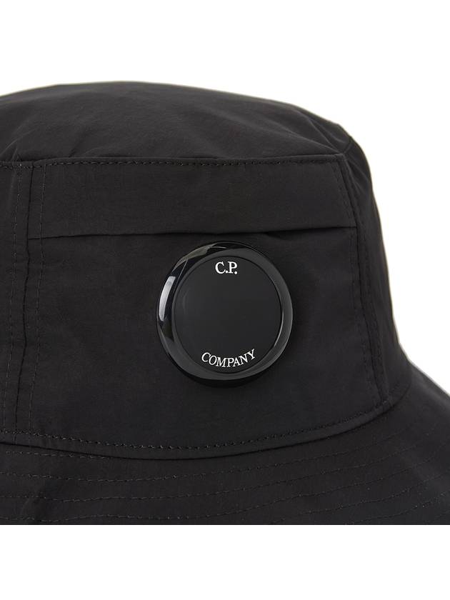 Chrome R Lens Bucket Hat Black - CP COMPANY - BALAAN 7