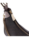 Wilma Monogram Chain Shoulder Bag Dark Brown - MICHAEL KORS - BALAAN 11