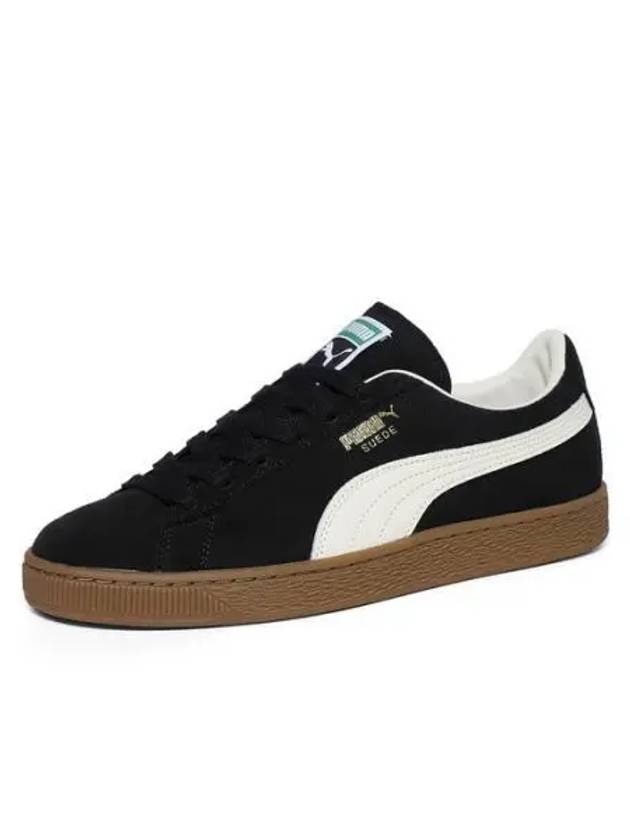 Suede Terrace Logo Patch Low-Top Sneakers Black - PUMA - BALAAN 2