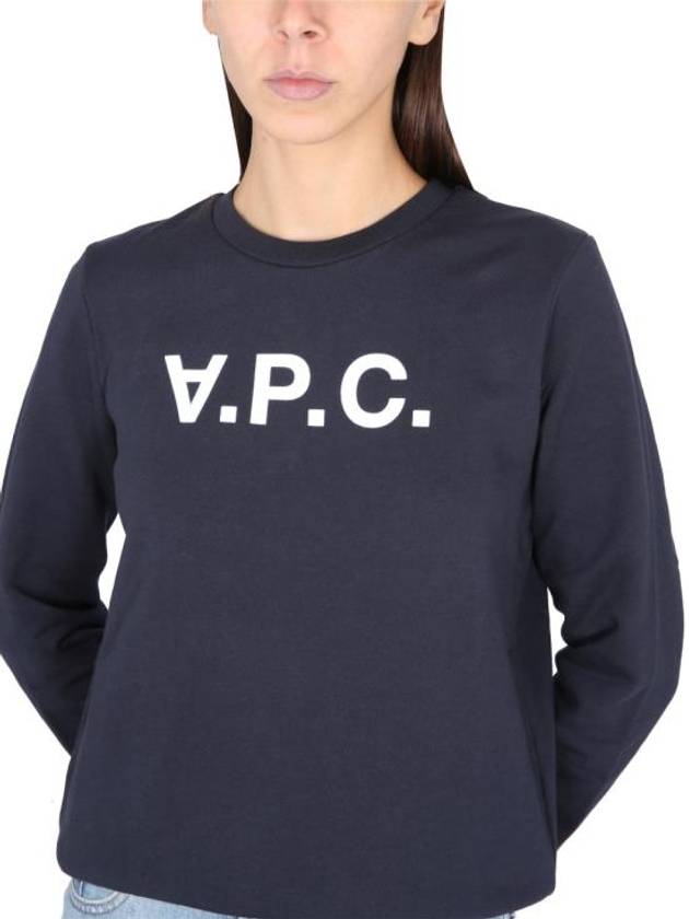 VPC Logo Sweatshirt Navy - A.P.C. - BALAAN 5