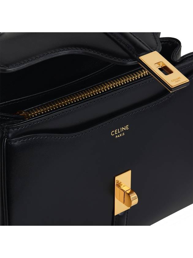 16 Calfskin Mini Shoulder Bag Black - CELINE - BALAAN 5