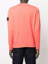 Wappen Patch Crew Neck Knit Top Orange - STONE ISLAND - BALAAN 5