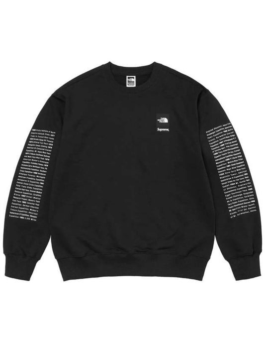 North Face Back Print Sweatshirt Black - SUPREME - BALAAN 1