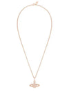 Mini Bas Relief Pendant Necklace Rose Gold - VIVIENNE WESTWOOD - BALAAN 2