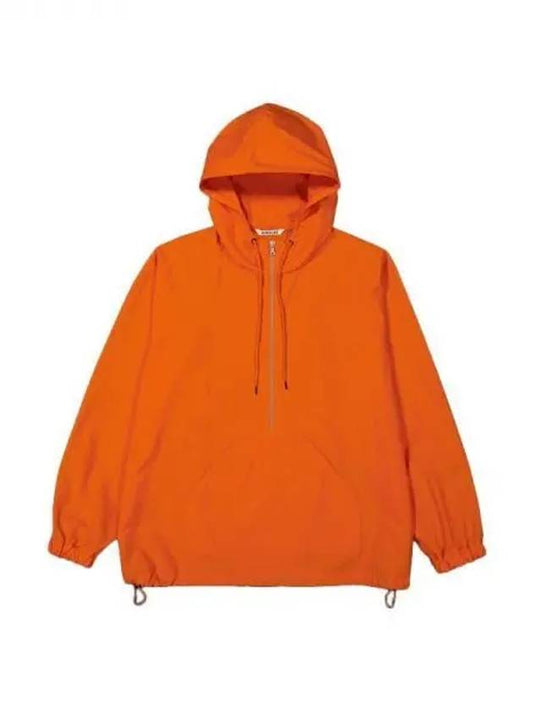 Washed Cotton Nylon Anorak Jacket - AURALEE - BALAAN 1