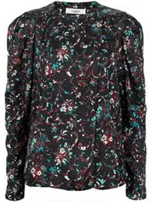 Etoile Black Benson Blouse HT2326 22A037E 01BK - ISABEL MARANT - BALAAN 5