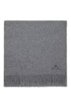 Grande Unita Logo Fringe Muffler Flannel Melange - LORO PIANA - BALAAN 6