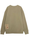 Garment Dyed Cotton Jersey Sweatshirt Khaki - TEN C - BALAAN 3