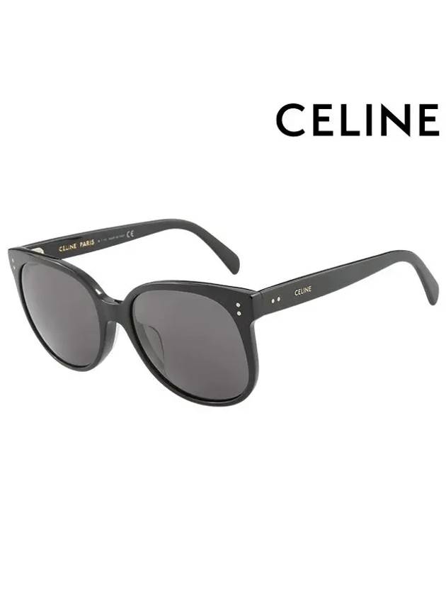 Sunglasses CL40164F 01A Round Acetate Men Women - CELINE - BALAAN 2