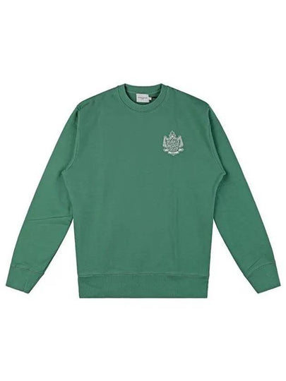 Logo Comfort Sweatshirt Green - MAISON KITSUNE - BALAAN 2