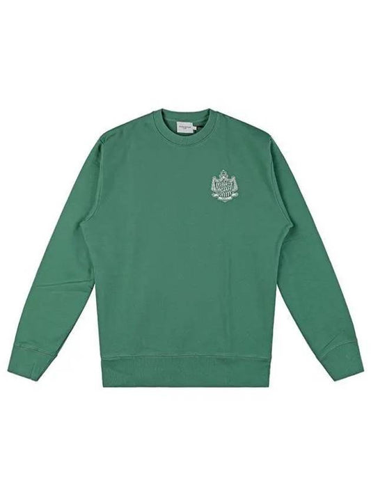 Logo Comfort Sweatshirt Green - MAISON KITSUNE - BALAAN 2