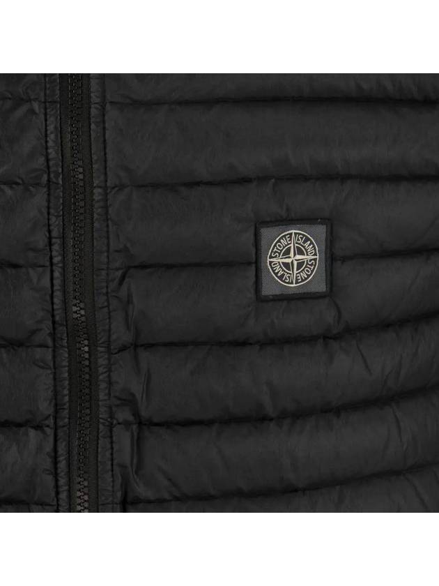 Loom Woven Chambers Recycled Nylon Down Padding Vest Black - STONE ISLAND - BALAAN 5