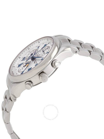 Longines The Longines Master Collection Chronograph GMT Automatic Moon Phase Silver Dial Men's Watch L2.773.4.71.6 - LONGINES - BALAAN 2