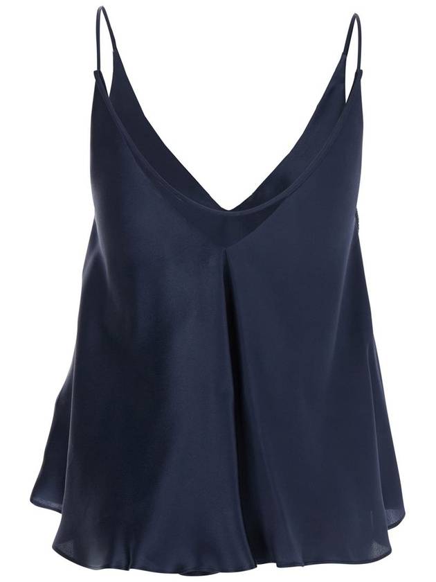 Satin Sleeveles Top - SEMI COUTURE - BALAAN 2