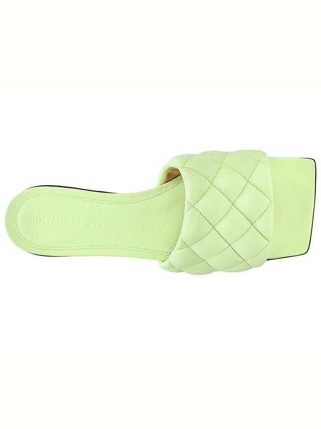 Padded Quilted Slippers Green - BOTTEGA VENETA - BALAAN 5