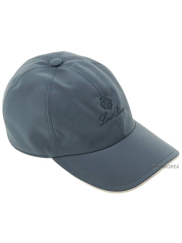 Embroidered Logo Ball Cap Seaweed - LORO PIANA - BALAAN 5