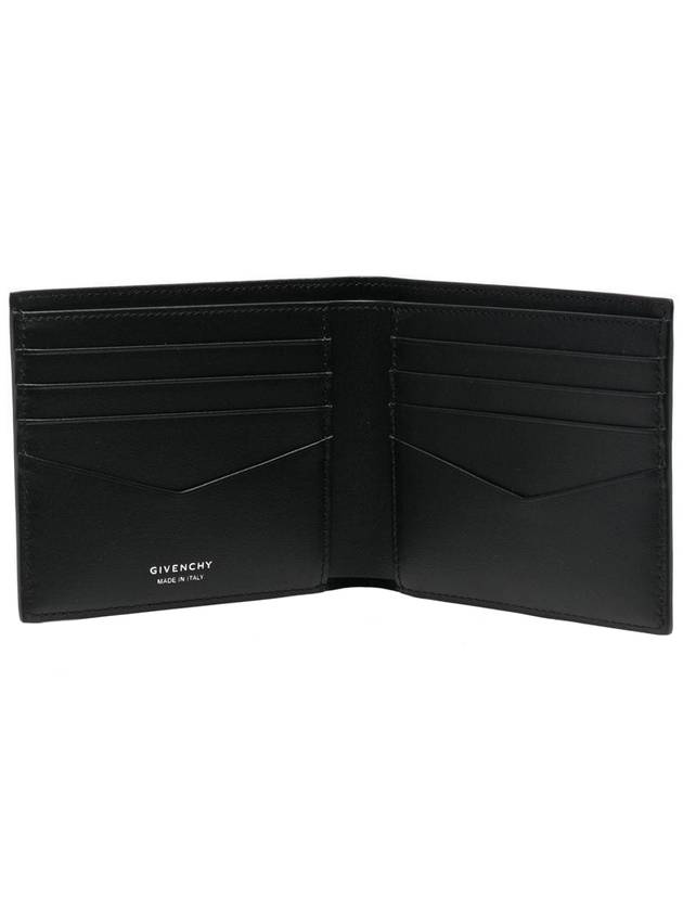 4G Calfskin Leather Half Wallet Black - GIVENCHY - BALAAN 5