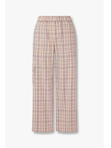 PS Women s Check Pattern Seersucker Banding Pants Pink - PAUL SMITH - BALAAN 1