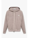 ORB Logo Organic Cotton Zip-Up Hoodie Grey Mink - VIVIENNE WESTWOOD - BALAAN 2