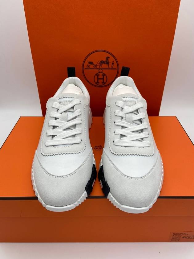 Bouncing Low Top Sneakers Blanc - HERMES - BALAAN 3