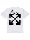 Caterpillar Arrow Over Short Sleeve T-Shirt White - OFF WHITE - BALAAN 3