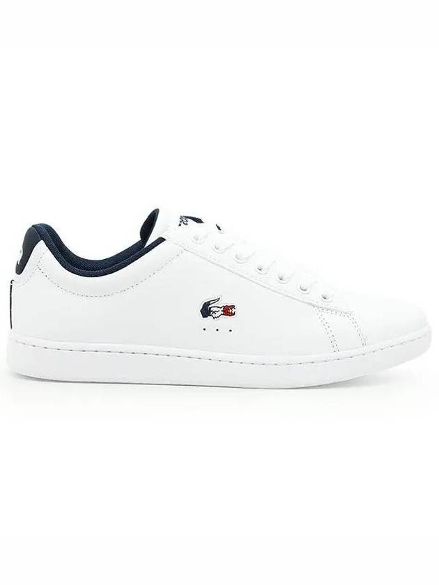 Carnaby Evo Tricolor Low Top Sneakers White - LACOSTE - BALAAN 1