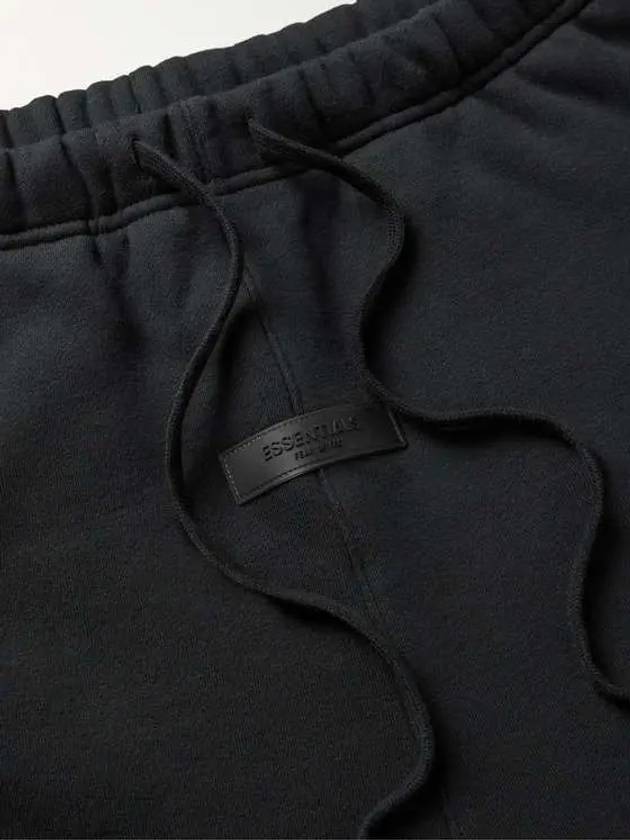 Fear of God Essential Leg Logo Flock Cotton Blend Shorts Pants - FEAR OF GOD ESSENTIALS - BALAAN 4