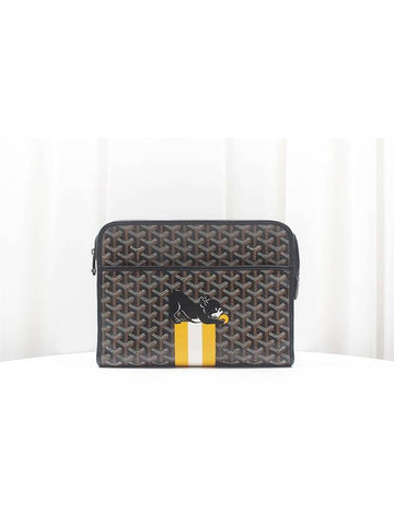 Juvence Clutch GM Macage Men s Pouch Black JOUVENGMLTY01CL01P - GOYARD - BALAAN 1