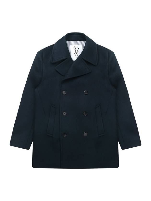 Men's 9010 Cashmere Peacoat Blue SW22ICO10BL - SOLEW - BALAAN 2