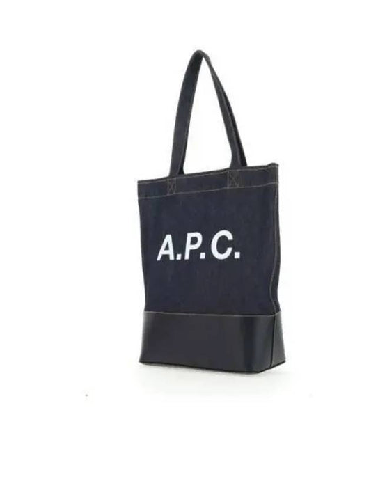 Logo Denim Axelle Tote Bag Navy - A.P.C. - BALAAN 2