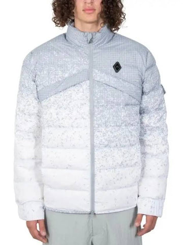 A COLD WALL Light Gray Signature Badge Logo Duck Down Puffer Padded Jumper AC223MJK106I - A-COLD-WALL - BALAAN 1