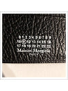 Stitched Leather Bifold Half Wallet Black - MAISON MARGIELA - BALAAN 7