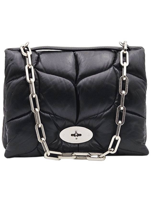 Mulberry HH8355 Black Nappa Softy Chain Shoulder Bag - MULBERRY - BALAAN 1