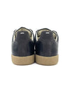 Replica Calfskin Low Top Sneakers Black - MAISON MARGIELA - BALAAN 5