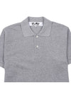 Men's Invader Sleeve Pique Shirt P1T336 GRAY - COMME DES GARCONS - BALAAN 3