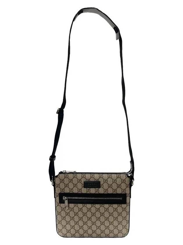 GG Supreme Canvas Small Cross Bag Beige Brown - GUCCI - BALAAN 4