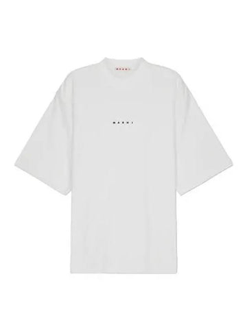 Logo short sleeve t shirt white - MARNI - BALAAN 1